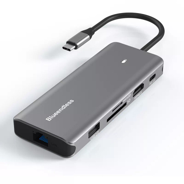 BlueEndless USB-C 10-Port Multi-Functional Hub | BS-HC106