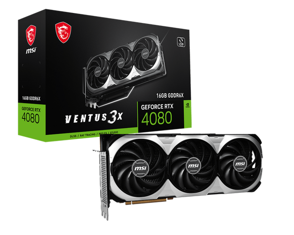 MSI GeForce RTX 4080 16GB Ventus 3X OC Graphic Card | 912-V511-013
