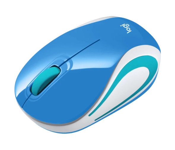 Logitech M187 Mini Wireless Ultra-Portable Mouse - Blue | 910-005360