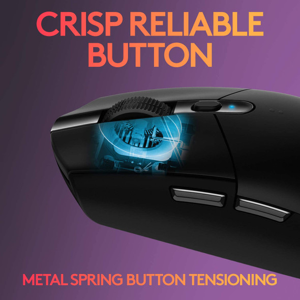 Logitech G305 Lightspeed Wireless Gaming Mouse, Black | 910-005283