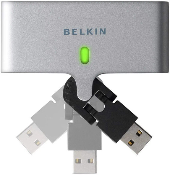 Belkin 4-Port USB 2.0 Swivel Hub