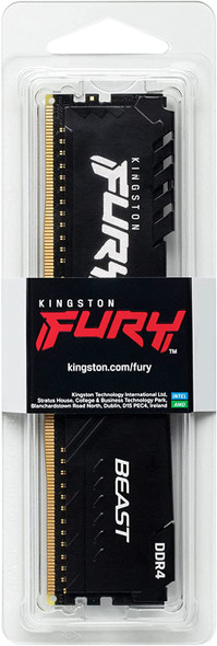Kingston Fury Beast 16GB 3200 Desktop RAM | KF432C16BB-16