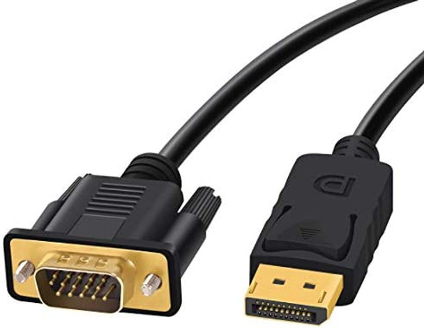 Cable Display Port Male to VGA Female 1.8m