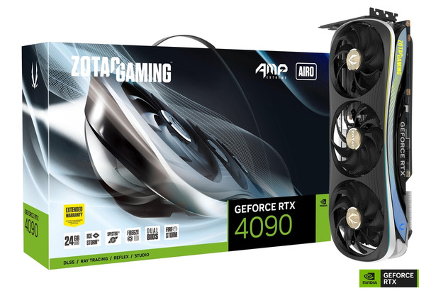 Zotac Gaming GeForce RTX 4090 AMP Extreme AIRO 24GB DDR6 | ZT-D40900B-10P