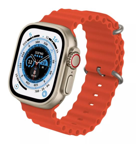 Blulory Glifo 8 Ultra Smart Watch, Orange | Glifo 8 Ultra