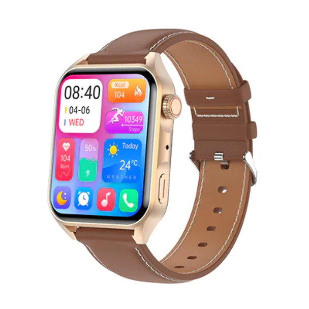 Blulory Glifo AE Smart Watch, Brown | Glifo AE