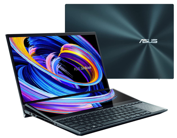 Asus Zenbook Pro Duo 15.6" Laptop - Intel Core™ i7-12700H - RAM 16GB - SSD 1TB - RTX 3060 | UX582ZM-AS76T