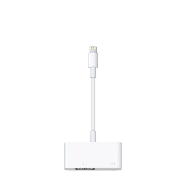 Apple Lightning to VGA Adapter MD825 white cable connector for iPhone iPad