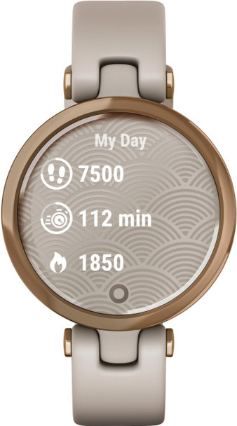 Garmin Lily GPS Smartwatch (Sport Edition, Rose Gold & Light Sand) |  010-02384-01