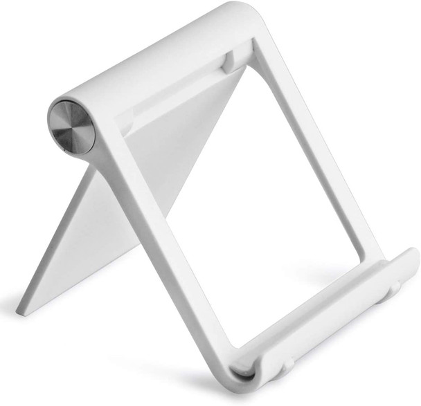 Mayten iPhone Foldable Cell Phone Stand for Desk - White