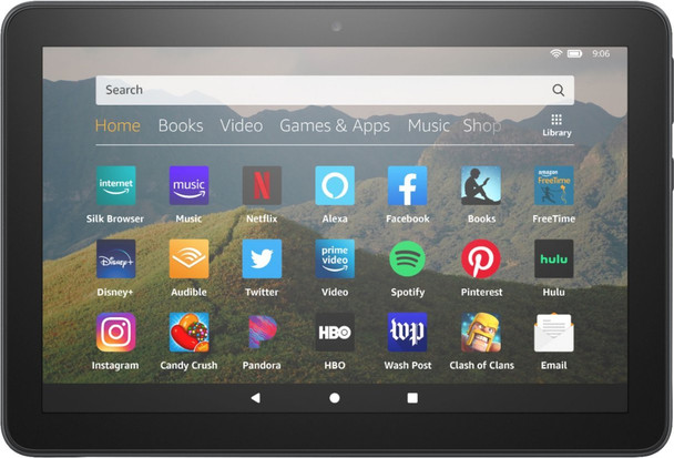 Amazon Fire HD 32GB 8" Tablet (10th Generation) - Black