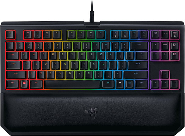 Razer BlackWidow TE Chroma v2 TKL Tenkeyless Mechanical Gaming Keyboard ...