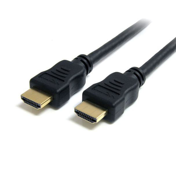 6ft HDMI Cable - 4K High Speed HDMI Cable with Ethernet - 4K 30Hz UHD HDMI Cord - 10.2 Gbps Bandwidth - HDMI 1.4 Video / Display Cable M/M 28AWG - HDCP 1.4 - Black | 78001154