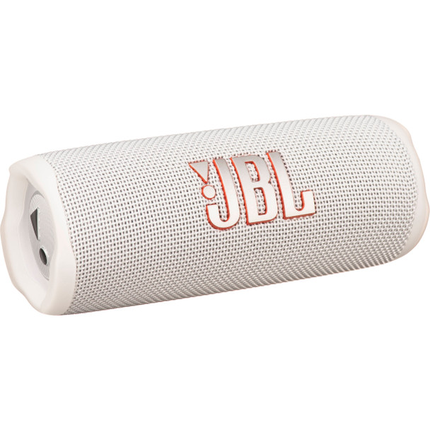 JBL Flip 6 Portable Waterproof Bluetooth Speaker, White | JBLFLIP6WHTAM