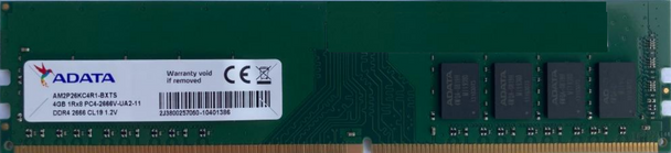 ADATA 4GB DDR4 2666MHz DRAM | AM2P26KC4R1-BXTS