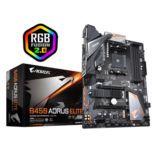 Gigabyte B450 AORUS ELITE (rev.1.1) Motherboard | B450 AORUS ELITE