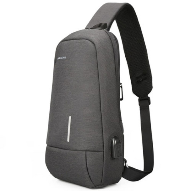 Kingsons Multifunctional Chest Bag Dark Gray | KS3173W