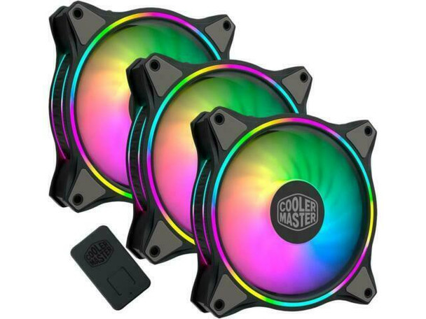 Cooler Master MasterFan MF120 Halo RGB 120MM X3