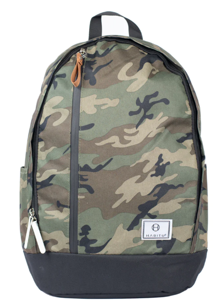 HABITU 15.6″ laptop BackPack Camo Green+ Tablet |HBGC