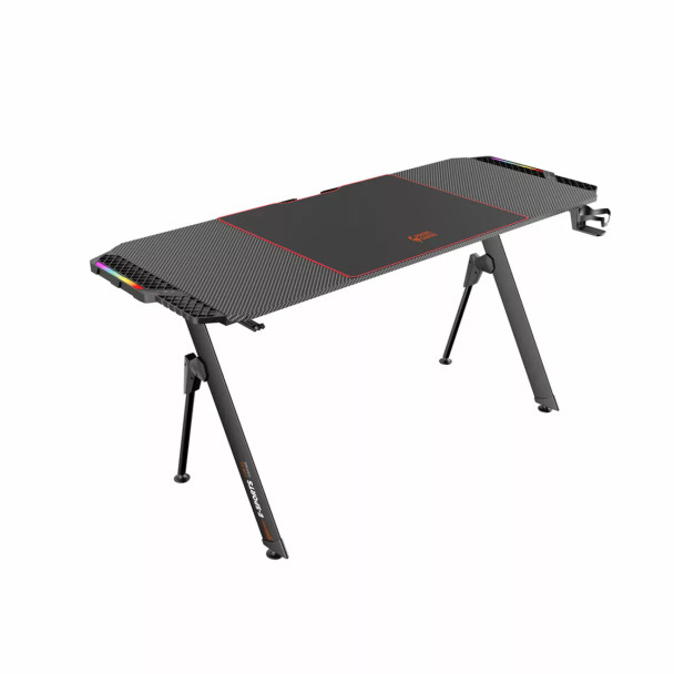 Porodo Gaming E-Sports Gaming Desk , Black | PDX513-BK