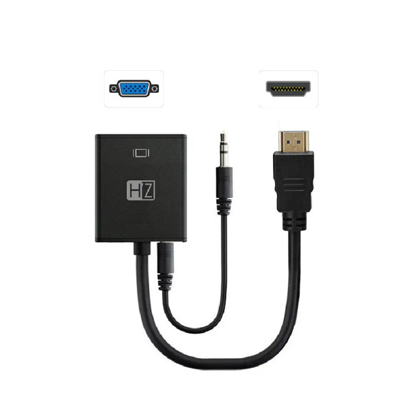 HEATZ HDMI TO VGA Adapter , Black | ZT22