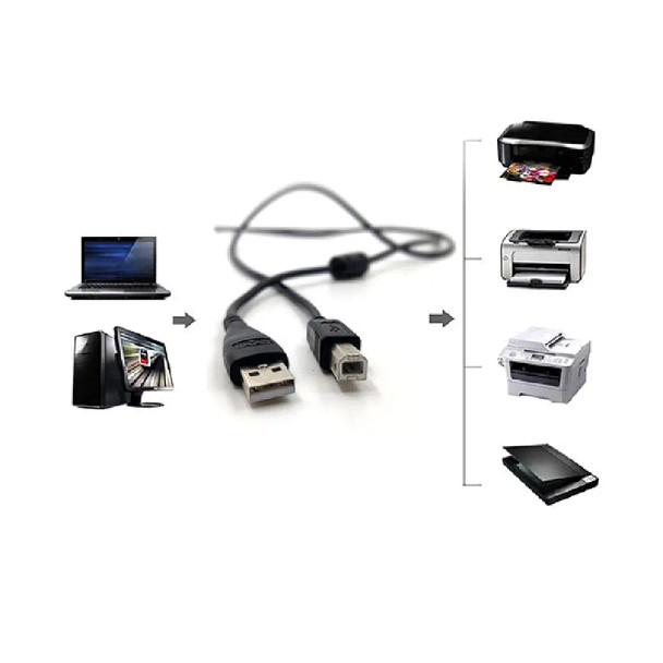 HEATZ Printer Cable 1.5M, Black | ZT34