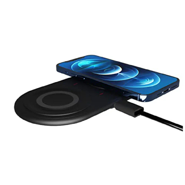 Heatz Trio 15W Wireless Charger ,Black |ZC606