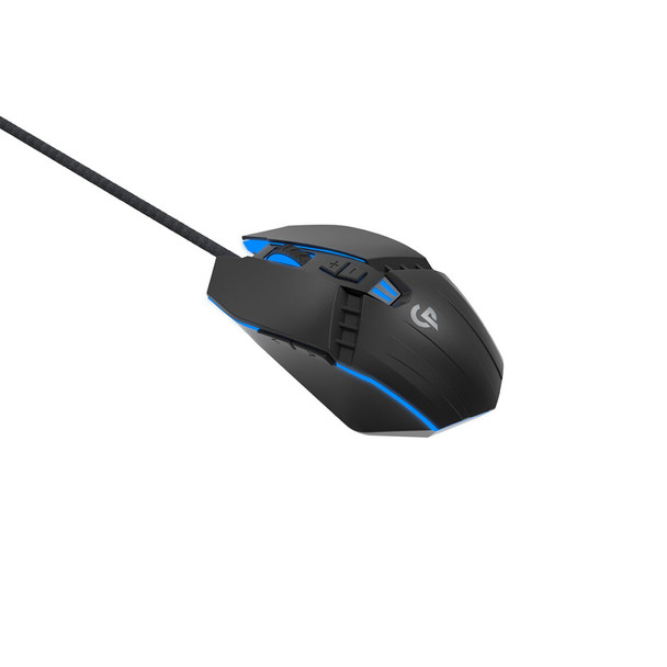 Porodo 7D Wired Gaming Mouse, Black | PDX314-BK