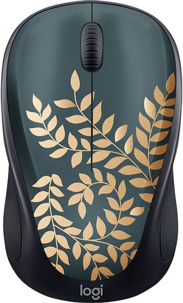Logitech Design Collection Limited Edition Wireless Compact Mouse - Golden Garden