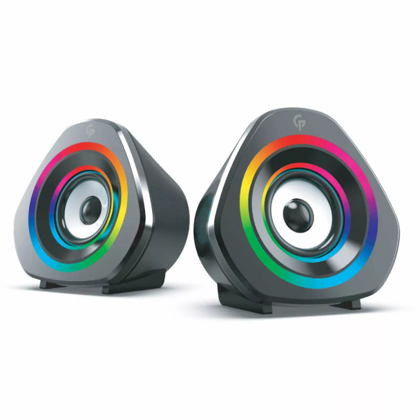 Porodo Gaming Stereo Gaming Speakers ,Black | PDX517-BK