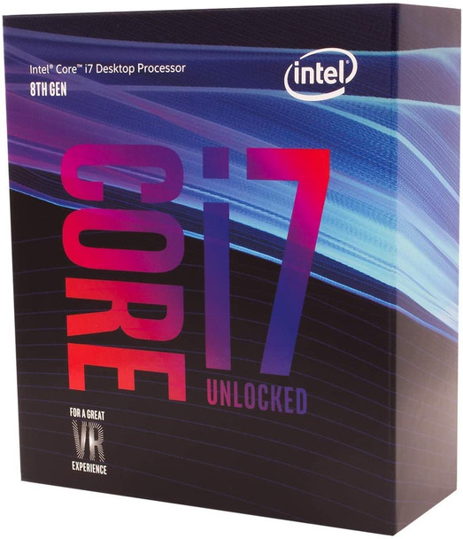 Intel Core i7-8700K Desktop Processor 6 Cores up to 4.7GHz Turbo Unlocked LGA1151 300 Series 95W