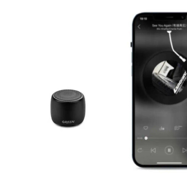 Green Lion Mini Speaker , Black | GNMINISBK