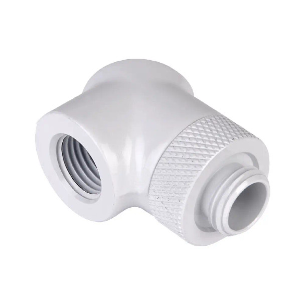Thermaltake Pacific G1/4 90 Degree Adapter – White (2-Pack Fittings) | CL-W052-CU00WT-A