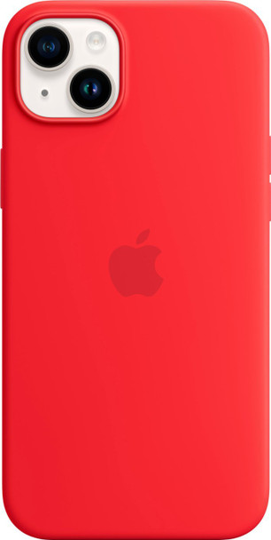 Apple iPhone 14 Plus Silicone Case with MagSafe - Red | MPT63