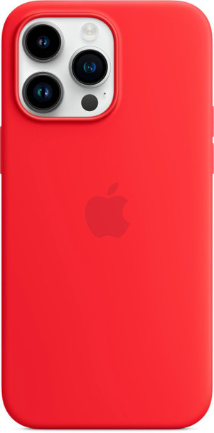 Apple iPhone 14 Pro Max Silicone Case with MagSafe - Red | MPTR3
