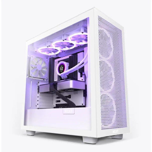 NZXT H7 Flow Mid-tower Airflow White Case | CM-H71FW-01
