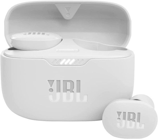 JBL Tune 130NC True Wireless Noise Cancelling In-Ear Earbuds White | JBLT130NCTWSWAM