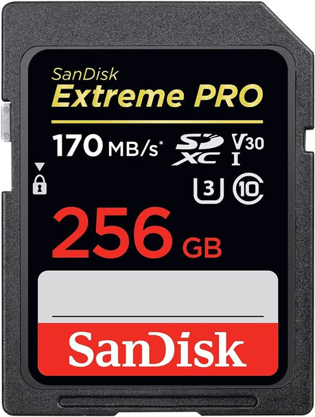 SanDisk 256GB Extreme Pro SD Card | ‎SDSDXXY-256G