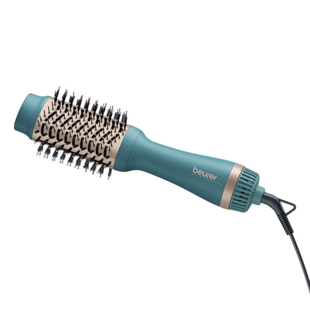 Beurer HC 45 Ocean 2-in-1 volumising hair dryer brush ,Oval styling & hot air brush with ion technology |HC 45