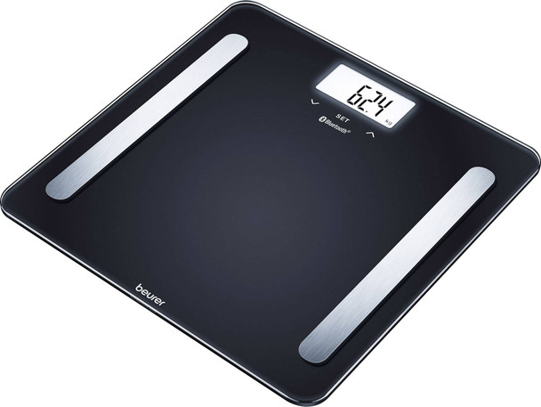 Beurer BF 600 Pure Black Diagnostic Bathroom Scale | BF 600