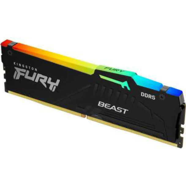 Kingston Fury Beast 16GB 6000MT/S DDR5 RGB Desktop RAM | KF560C40BBA-16