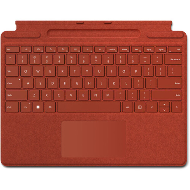 Microsoft  Surface Pro Signature Keyboard with Microsoft Surface Slim Pen 2 - Poppy Red | 8X6-00021