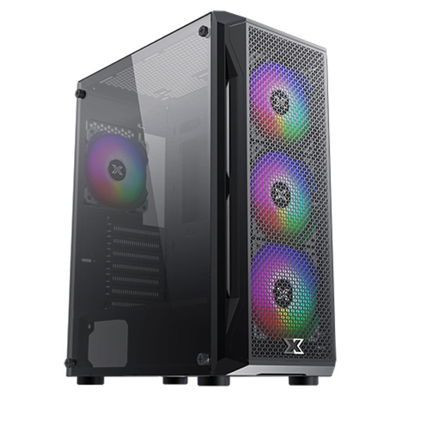 Xigmatek GamingX Mid Tower Gaming Case 4fans RGB | GamingX