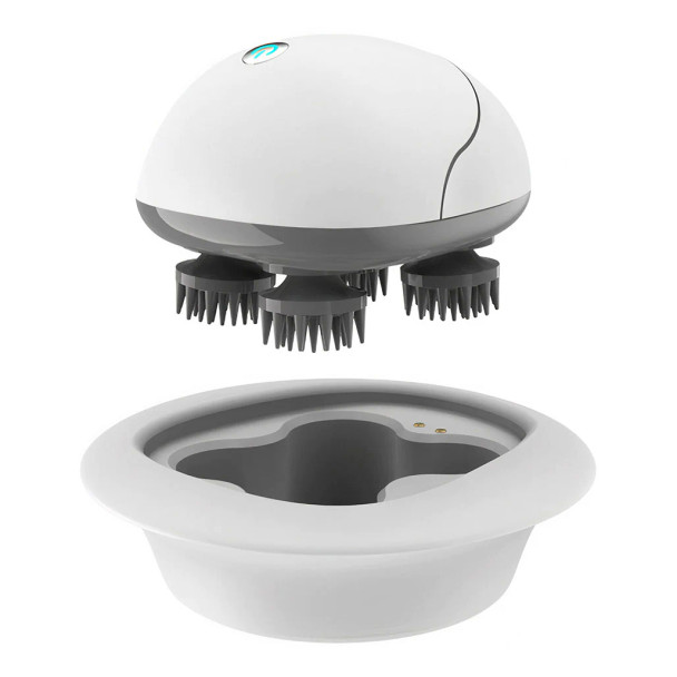 Green Lion 750mAh 5W Scalp Mini Massager - White | GNSMINIMSWH