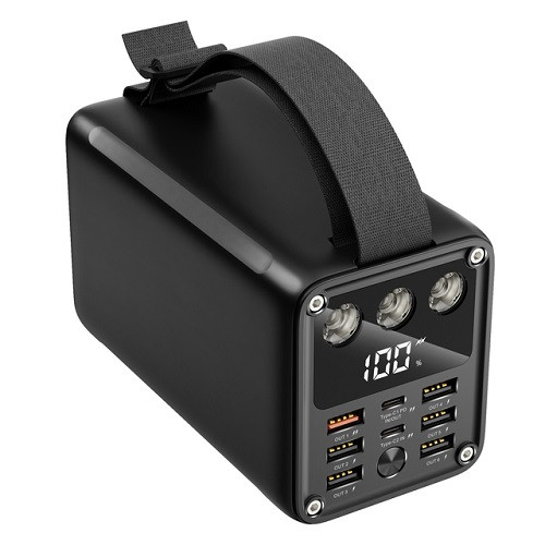 Green Lion 60000mAh PD 20W USB 22.5W Power Major Power Bank - Black | GNMPB60KBK