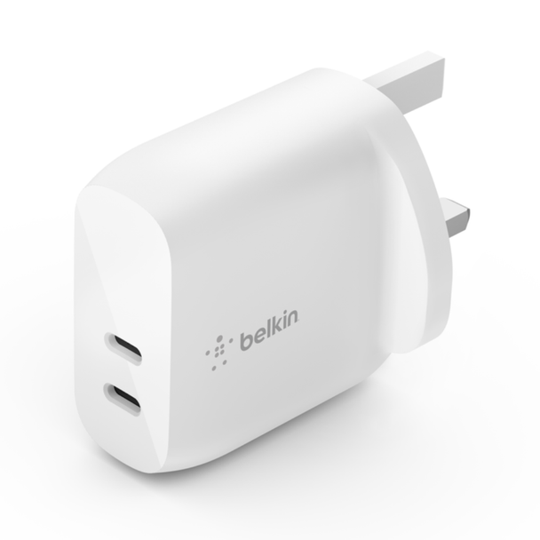 Belkin 20W Usb-C Pd 40W Wall Charger, White | WCB006vfWH