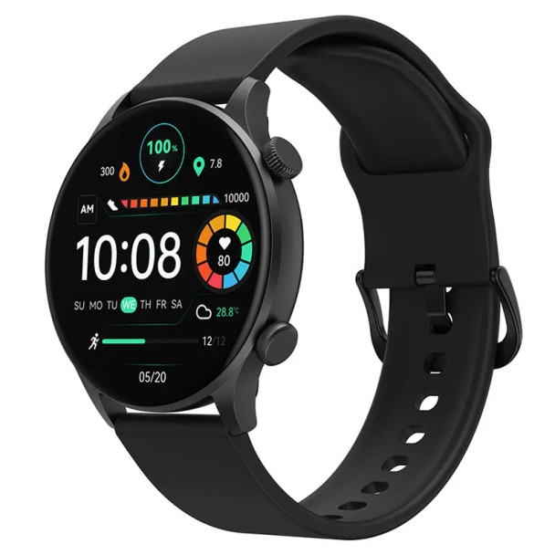 Haylou LS16 Solar Plus Smart Watch-Black | LS16