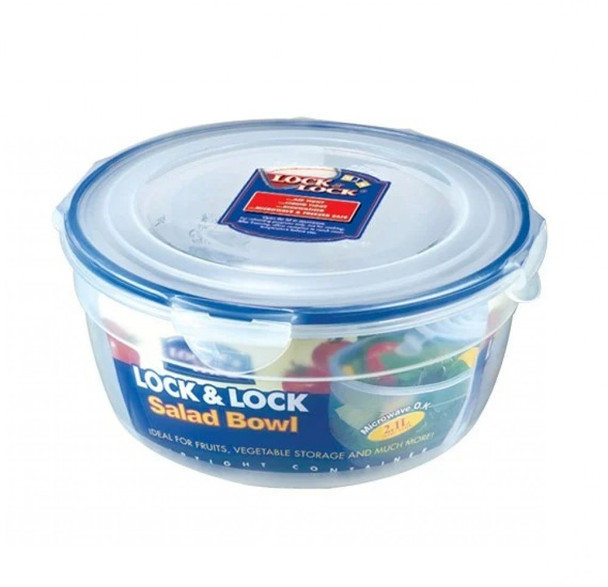 LocknLock 2.1L Round Salad Bowl | HSM946