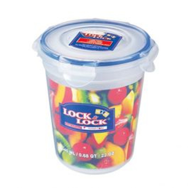 LocknLock 640ML Zen Style Round Food Container | HSM9140