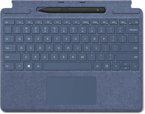 Microsoft Surface Pro Signature Keyboard with Slim Pen 2 Bundle, Sapphire | 8X6-00110